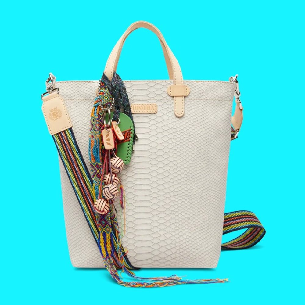 Consuela Thunderbird Embossed Snake Print Essential Tote Bag